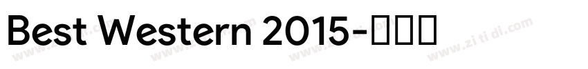 Best Western 2015字体转换